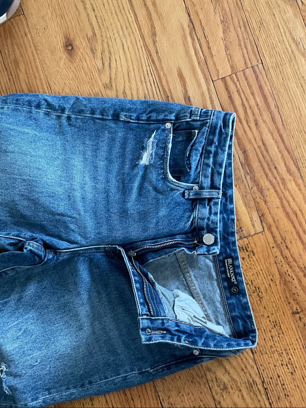 Blank NYC Blue Washed Denim Jeans